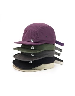 Short eave embroidered duckbill cap, soft hat with five brim, women's soft top baseball cap, men's trendy outdoor brand