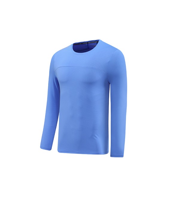 Quick drying clothes, long sleeved T-shirts, men's training clothes, fitness running sports tops, moisture wicking and sweat wicking outdoor base shirts