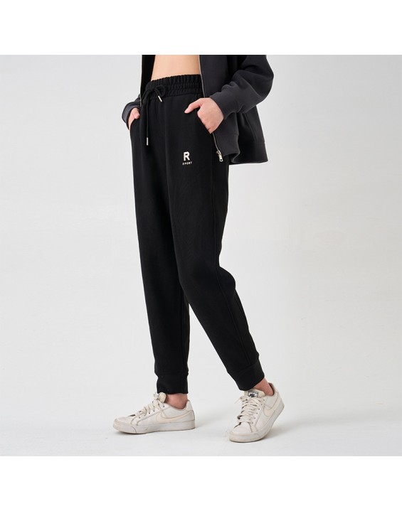 Sweatpants Spring and Autumn loose drawstring leg Harlan guard pants outside the wear straight nine points casual pants