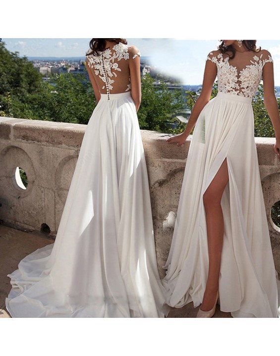 2024 New Dresses Sexy Lace Split Evening Gowns Long Dresses