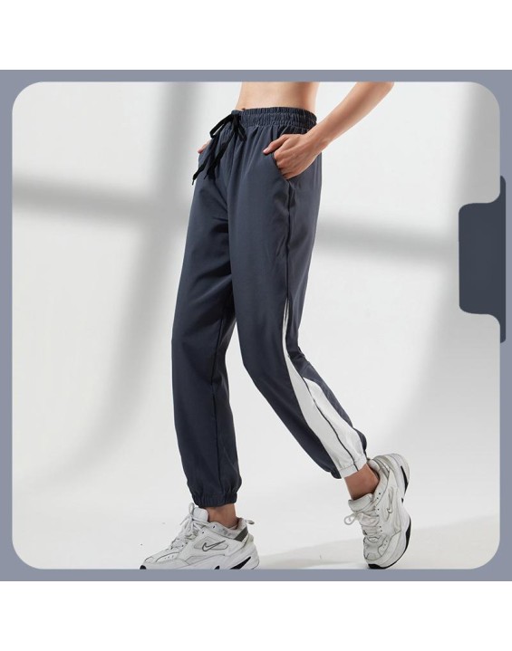 Sweatpants Women's loose bunched feet Haren pants thin spring and summer quick dry running fitness pants high waisted yoga pants casual wear
