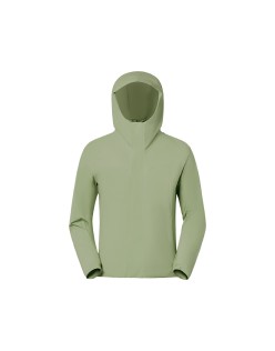 Windproof, waterproof and stain-proof hooded hardshell jacket with velvet soft-shell jacket outdoor camping climbing clothing