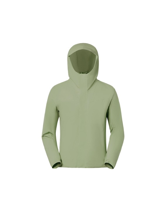 Windproof, waterproof and stain-proof hooded hardshell jacket with velvet soft-shell jacket outdoor camping climbing clothing