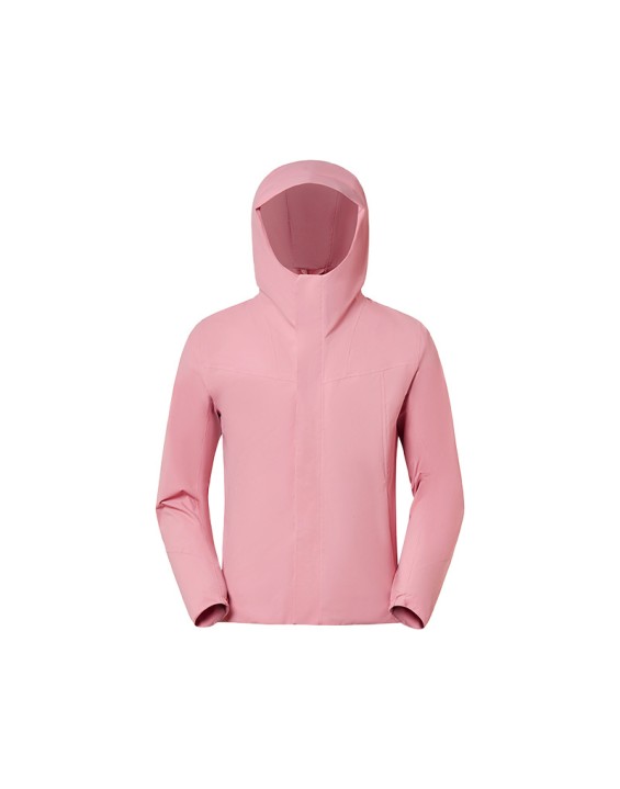 Windproof, waterproof and stain-proof hooded hardshell jacket with velvet soft-shell jacket outdoor camping climbing clothing