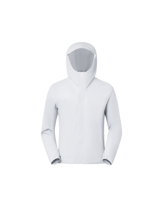 Windproof, waterproof and stain-proof hooded hardshell jacket with velvet soft-shell jacket outdoor camping climbing clothing