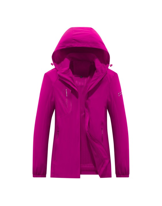 Cross border outdoor storm jacket women's spring windproof thin leisure sports jacket waterproof climbing clothing fashion brand storm jacket