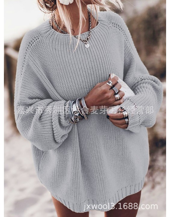 Winter new product knit sweater loose oversized sweater jacket